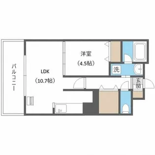 JP noie 円山表参道【9階】の間取り