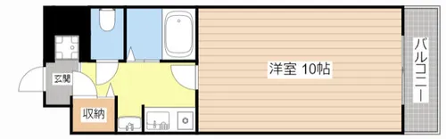 FELICE大橋【806号室】の間取り