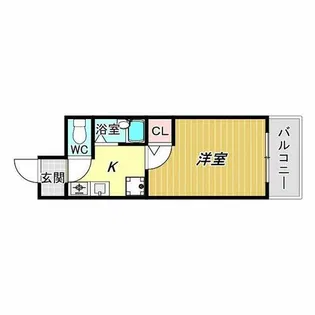 マ・メゾン舟尾【4階】の間取り