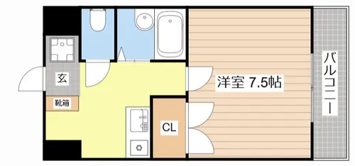 エスポRⅢ【612号室】の間取り