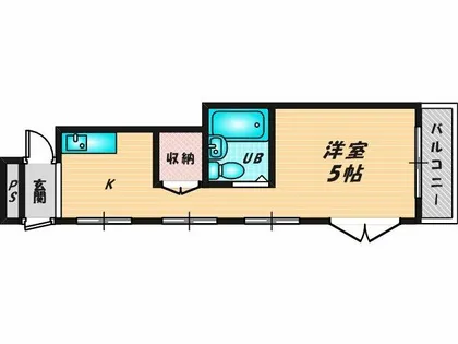 大宝若江岩田CTスクエア【2階】の間取り