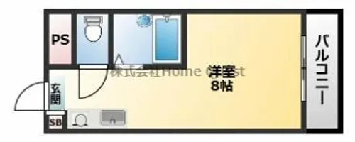 アミティ近大通り【5階】の間取り