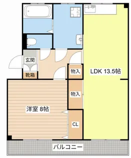 ヒルバレーマンション【205号室】の間取り