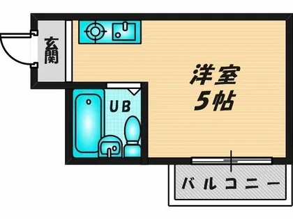 エアリーコート小阪【3階】の間取り