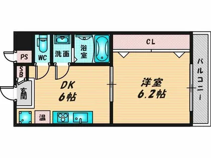 新深江池田マンション【9階】の間取り