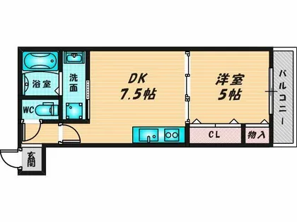 フジパレス河内花園【2階】の間取り