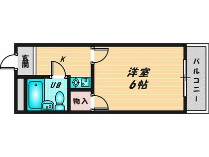 タチバナコーポ【5階】の間取り