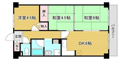 LANDSCAPE【7階】の間取り