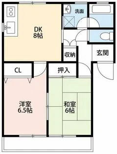 グリーンハウス12【1階】の間取り