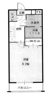 フジパレス城東諏訪Ⅵ番館【1階】の間取り