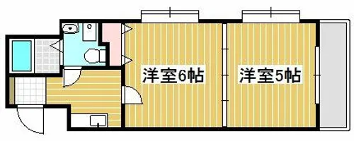 メモリアル空港東【209号室】の間取り