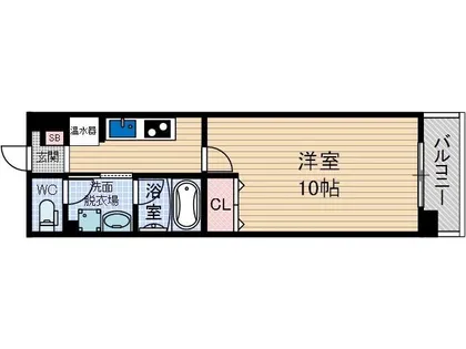 アイ・ウエスト茨木【2階】の間取り