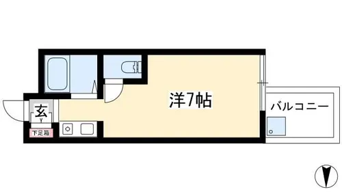 ドール栄5丁目【5階】の間取り