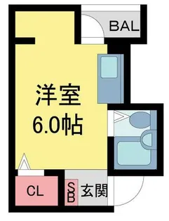 ブレシオンエスト・ウエスト【302号室】の間取り