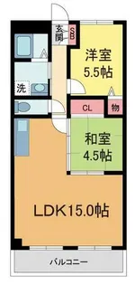 縁樹逆瀬川アーバンライフ【2階】の間取り