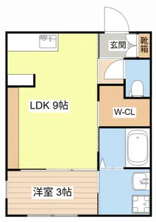 ラウレア【102号室】の間取り