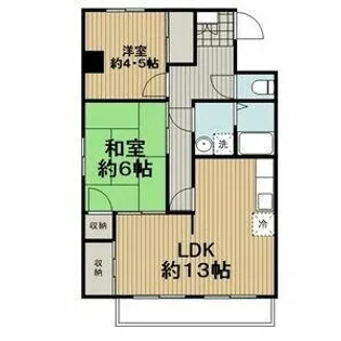 イングA【3階】の間取り