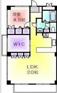 イーストガーデンバラ館【202号室】の間取り