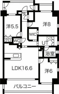 Gran Monsilva【201号室】の間取り