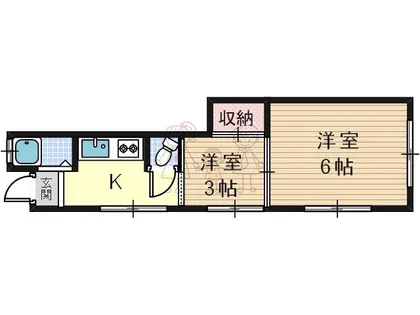 コーポ富士【2階】の間取り