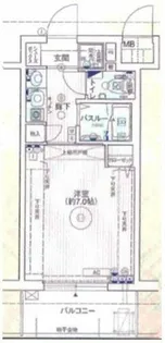 エステムコート心斎橋EASTエリジオン【2階】の間取り