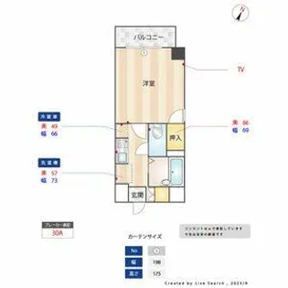 アリビラ平尾【8階】の間取り