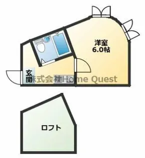 サンシャトー桜ヶ丘【205号室】の間取り