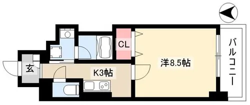 エスカルコート【3階】の間取り