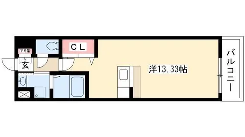 Platinum N【305号室】の間取り