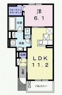 アメニティカスガⅧ【1階】の間取り