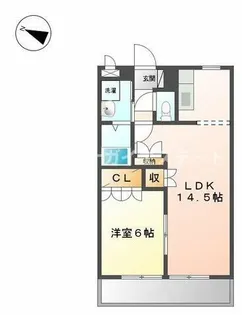 ファームヴィレッジ・やしろⅠ【205号室】の間取り