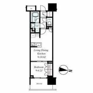 オープンレジデンシア大須FRONT【3階】の間取り