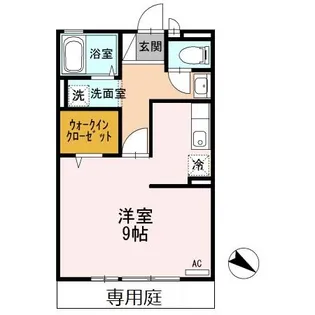 ル・シェル・コート【1階】の間取り