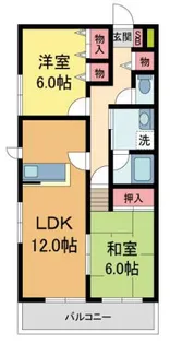 メゾンドルフ【1階】の間取り