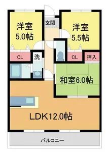 REIWA宝塚【3階】の間取り