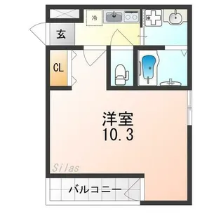 フジパレス百舌鳥駅南Ⅰ番館【3階】の間取り