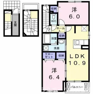 スター・ヒル桜木【3階】の間取り