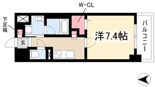 Avanti (千種区)【3階】の間取り
