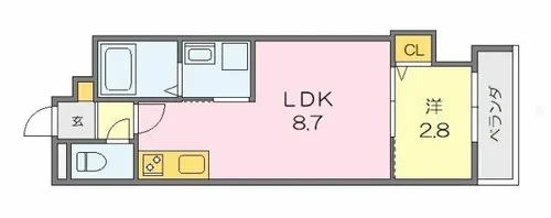 (仮称)幸町二丁目アパート【203号室】の間取り