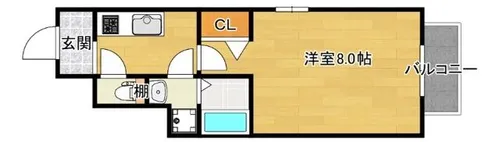 アネックス藤 EAST【1階】の間取り