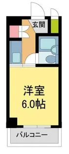 シェルプール弐番館【311号室】の間取り