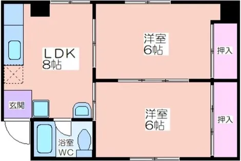 サブライムユース【706号室】の間取り