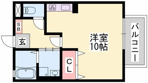メゾン ルエ西蒲田【2階】の間取り