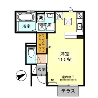 サンヨーハウジング【1階】の間取り