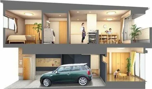 愛知県小牧市大字西之島【テラスハウス】の外観