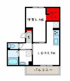 フルリール【3階】の間取り