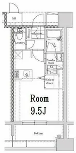 エンクレスト博多EAST PARK【6階】の間取り