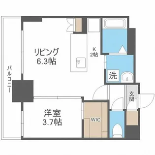 MODENA CENTRO【6階】の間取り