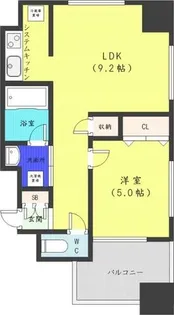 レジディア南一条イースト【10階】の間取り