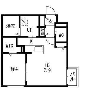 アルファスクエアN2【5階】の間取り